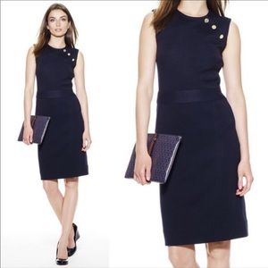 Tory Burch Beverly Dress in Navy Blue